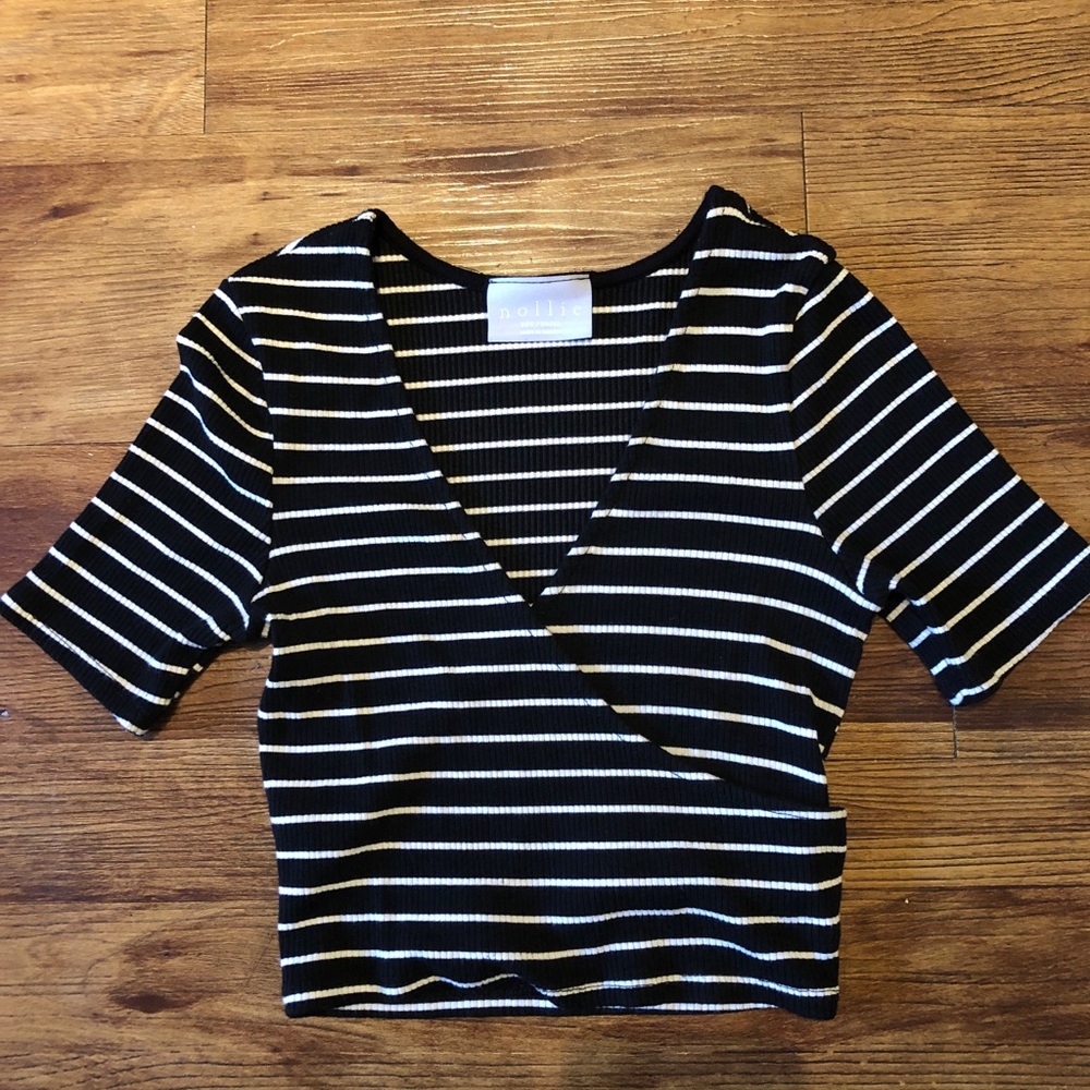 Nollie Wrapped Crop Top